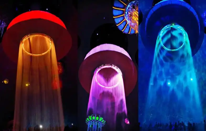 數字水幕：一場流淌的科技視覺盛宴，重新定義城市光影美學