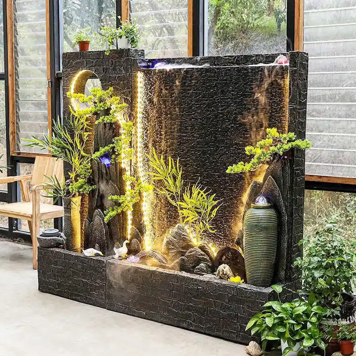 家用小型桌面景觀水幕墻